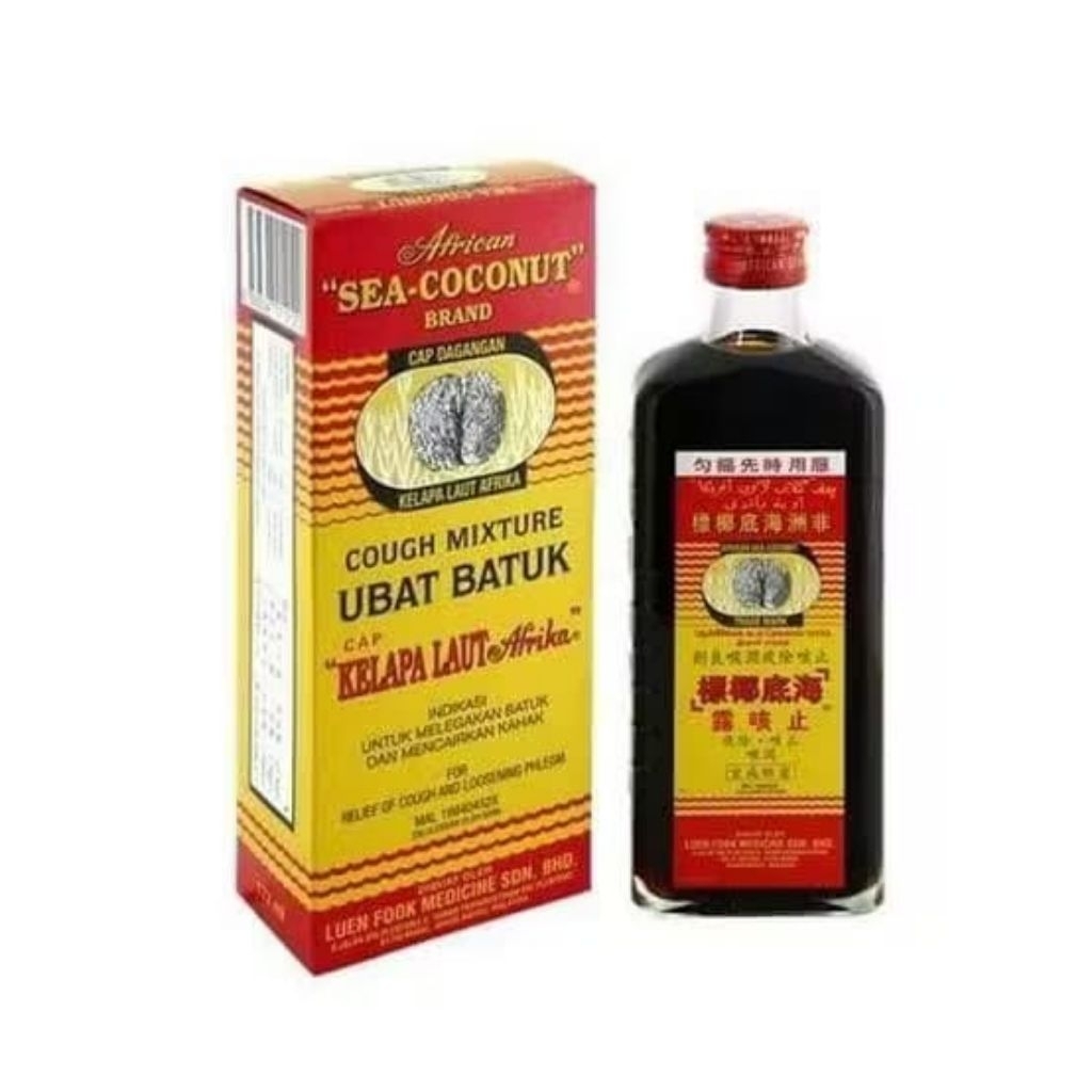 Obat Batuk Cap Kelapa Laut Afrika - Africa Sea Coconut Brand Isi 177ml Obat Batuk Berdahak