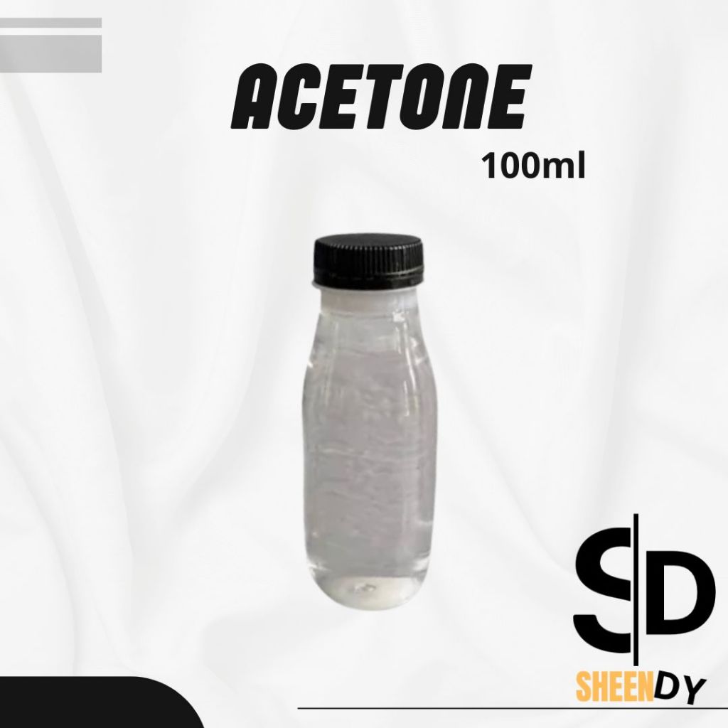 ACETONE 100 ML PEMBERSIH KUTEK LEM TINTA