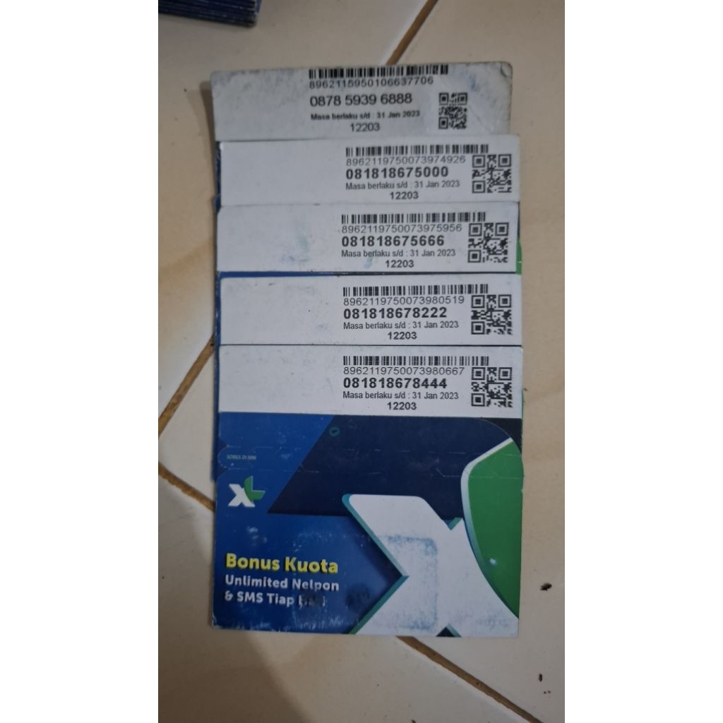 Nomor Cantik XL | Angka Hoki | Mudah Diingat