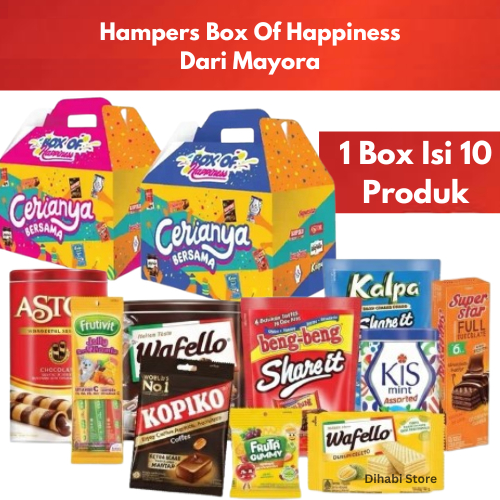 Box Of Happiness Mayora Isi 10 Produk Bingkisan Hampers Parcel Lebaran GratisKartu Ucapan Idul Fitri