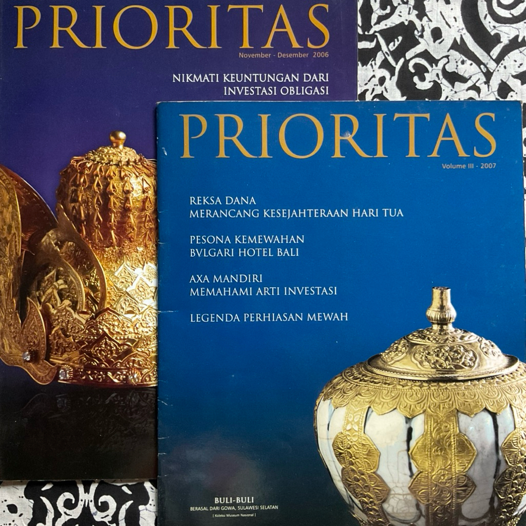 Majalah Prioritas Sepaket dapat 2 pcs