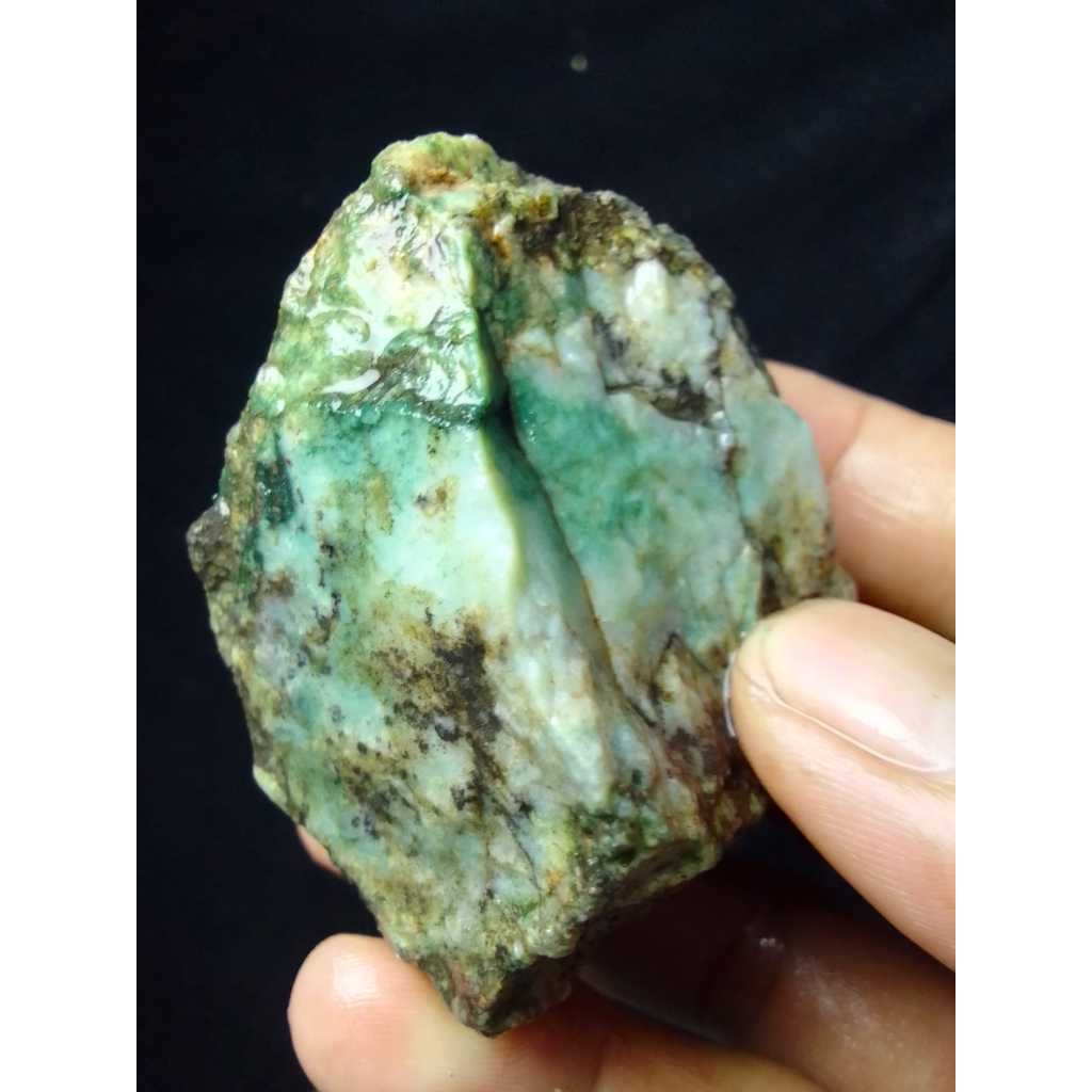 [BISA COD] BAHAN BATU AKIK IJO GARUT ASLI NATUARAL DARI ALAM