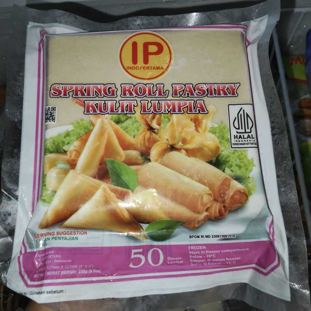 IP Spring Roll Pastry Kulit Lumpia Isi 50 Lembar