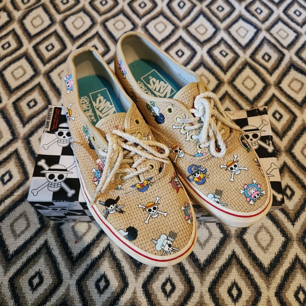 RARE - Sepatu Vans x One Piece Straw Hat