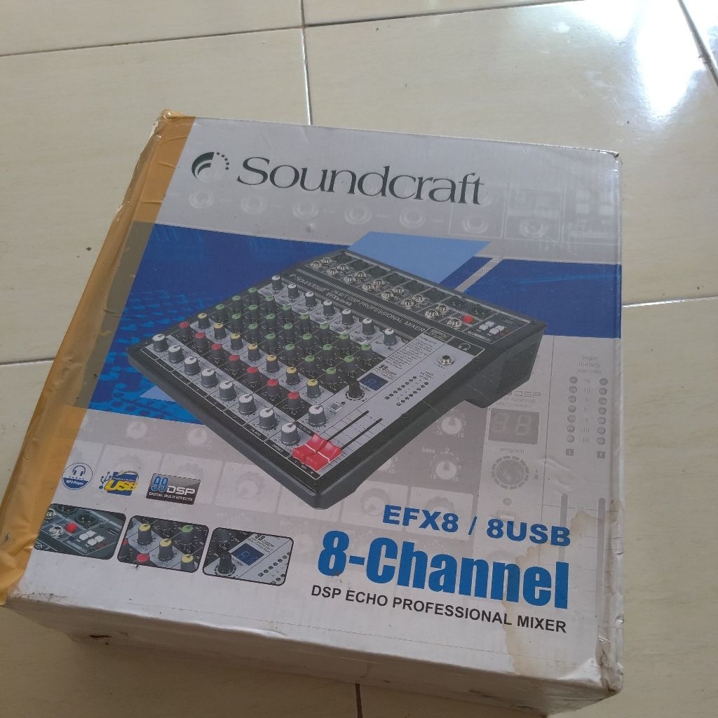 Mixer Soundcraft 8 Channel
