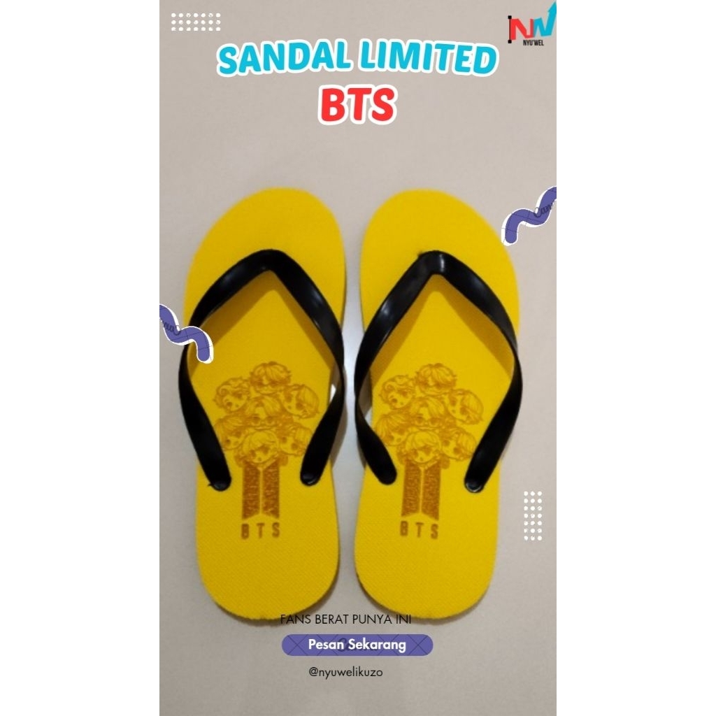 SANDAL BTS ARMY