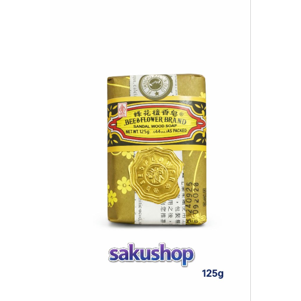 Sabun Mandi batang bee & flower brand soap / Cap tawon 125 g