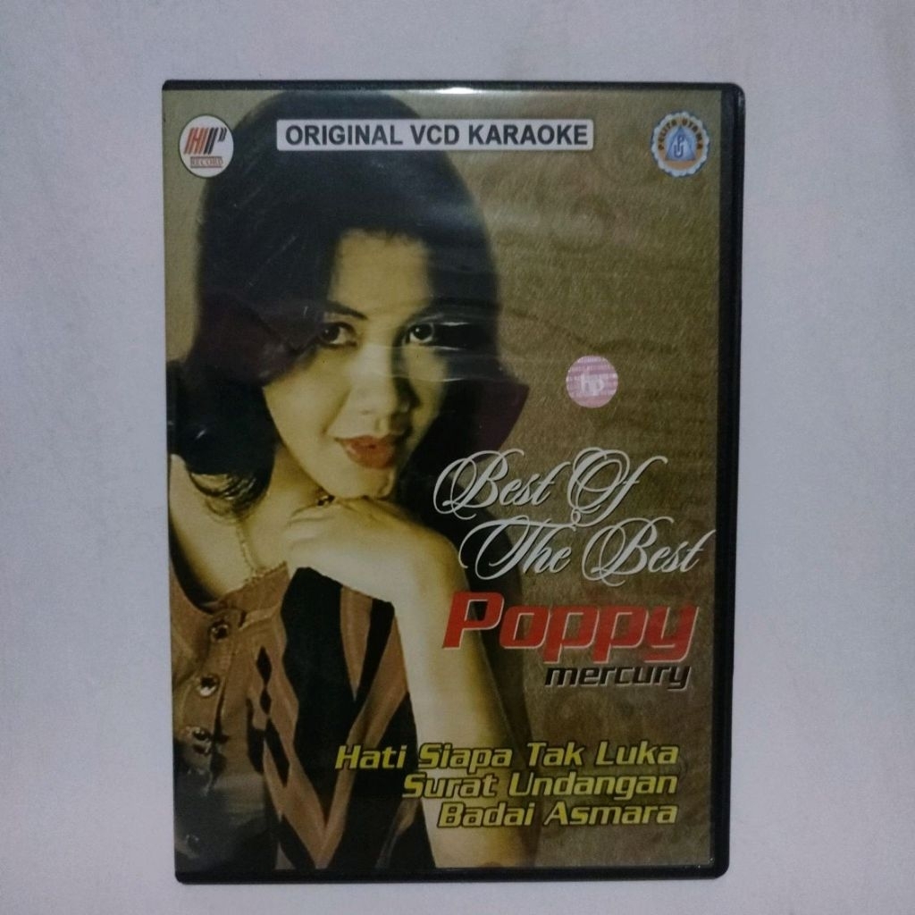 VCD KARAOKE BEST OF THE BEST POPPY MERCURY