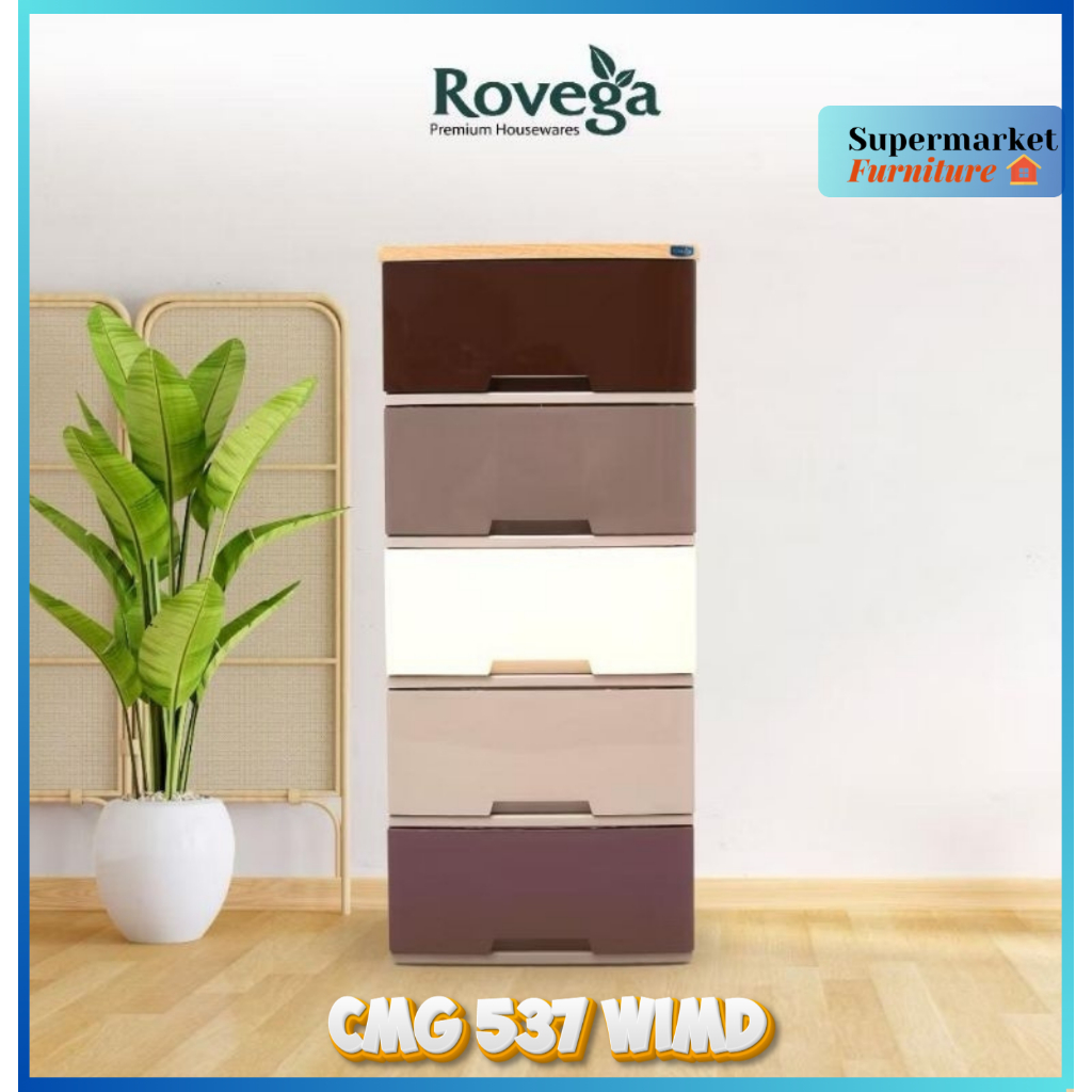 ROVEGA - LEMARI PLASTIK ROVEGA LACI CMG 437& 537 /LEMARI PLASTIK LACI