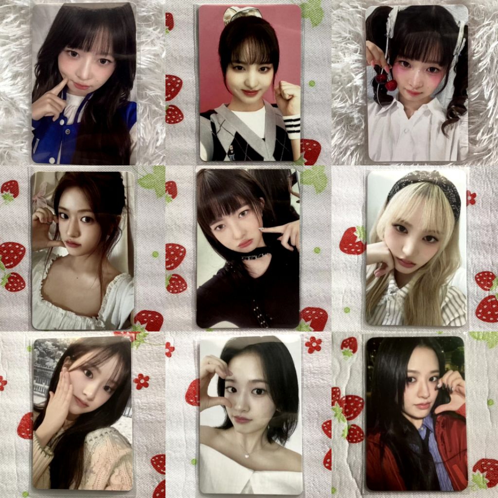 pc photocard official ive yujin liz rei empathy secret switch