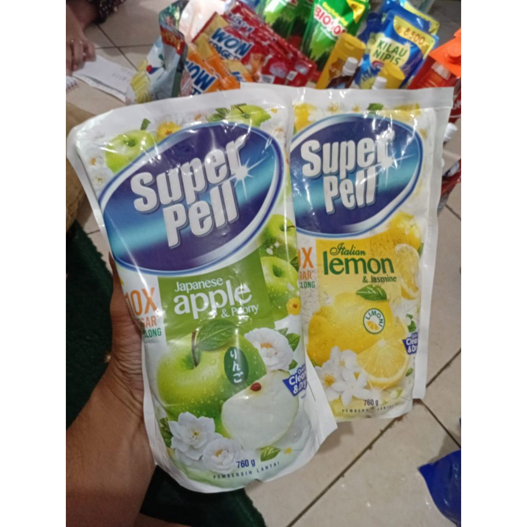 Superpel pembersih lantai 760ml