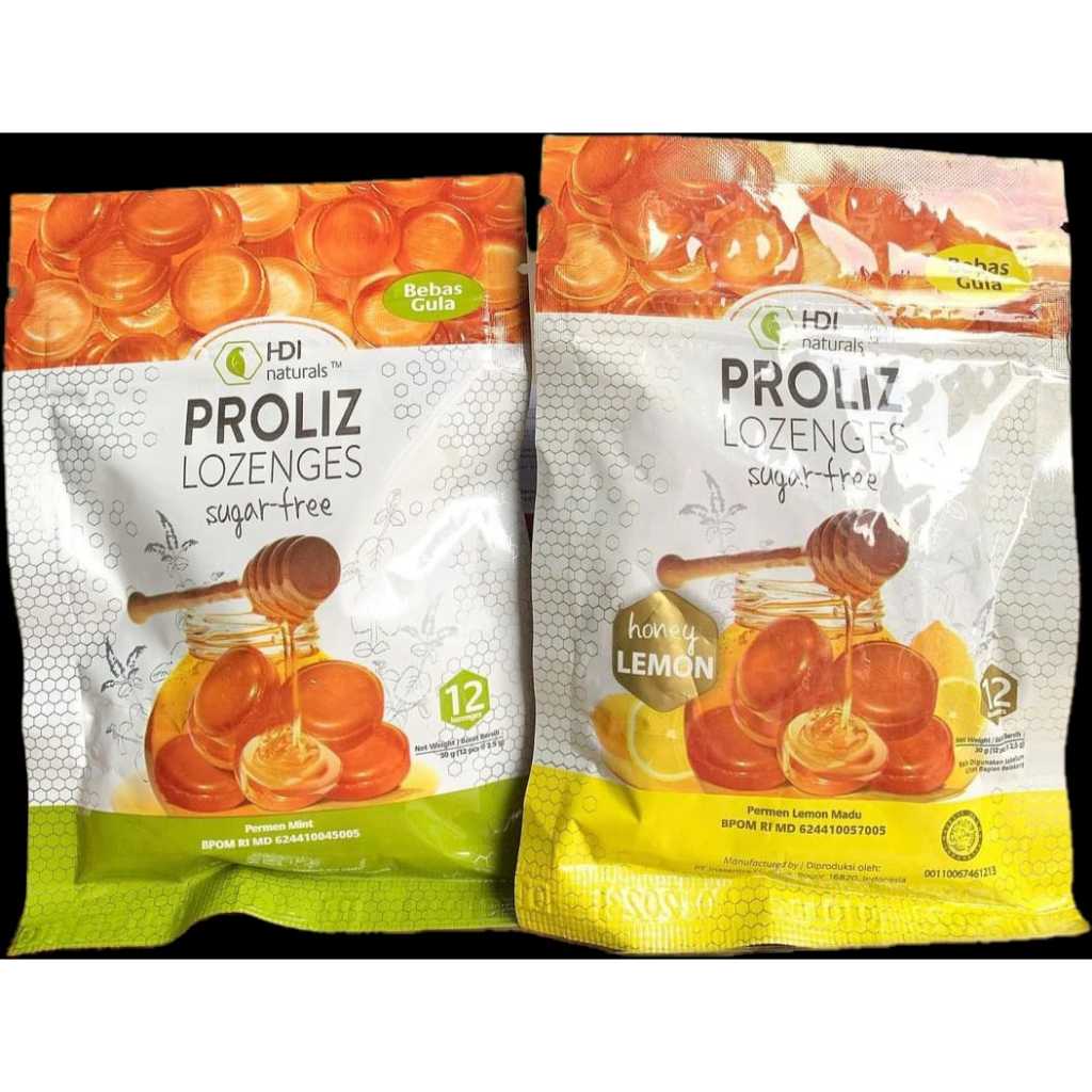 PROMO 3 PCS Proliz Lozenges Sugar Free HDI