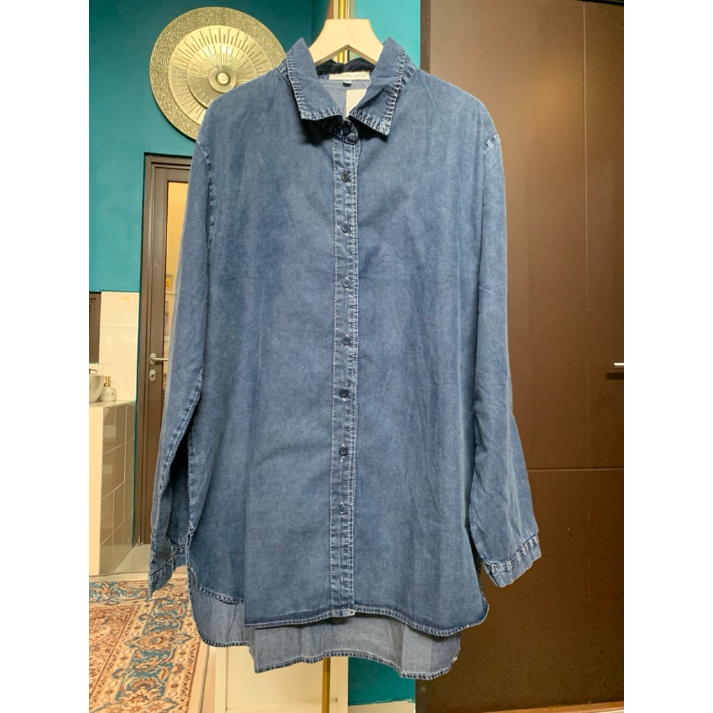 KEMEJA JEANS LONDON GIRL IMPORT