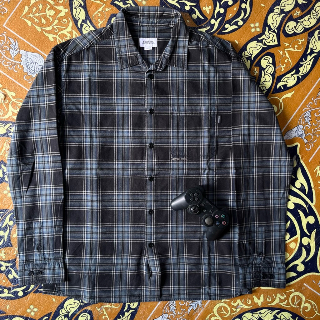 kemeja plannel covernat second original