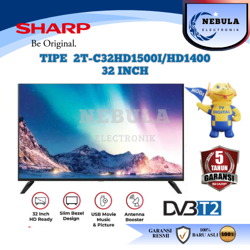 LED TV SHARP 32 INCH DIGITAL TV/ SHARP LED TV 32INCH DIGITAL TV JAMINAN BARU DAN BERGARANSI RESMI