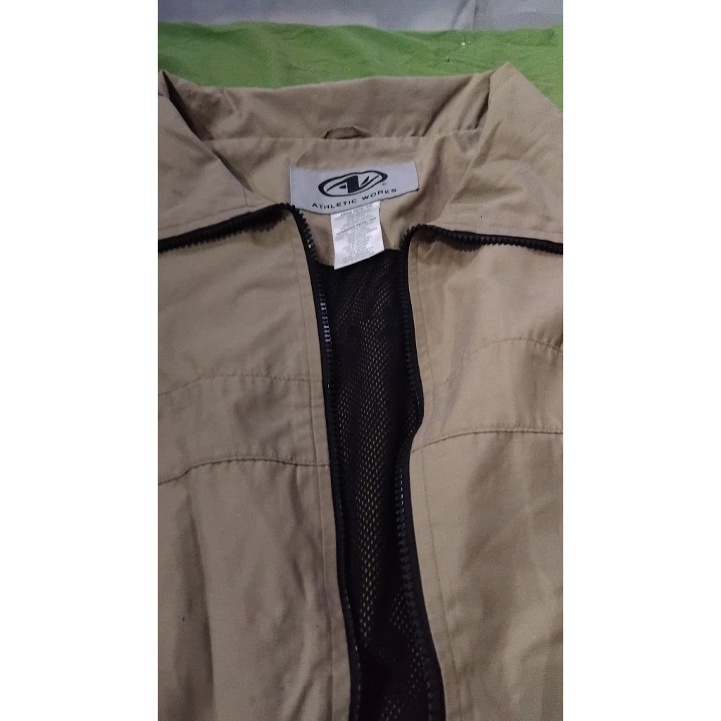 baju Harrington Vintage Khaki - casual Pria Outdoor Earth Tone Second