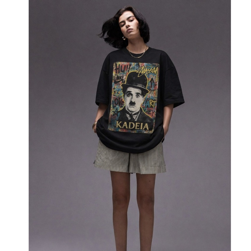 Kaos Vintage KADEIA Street Art Tee Tshirt - Vintage Icon