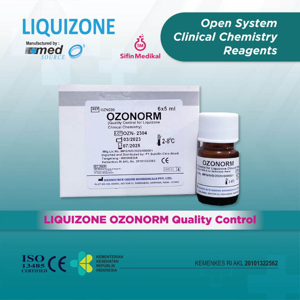 Liquizone - Reagen Kimia Control Normal Ozonorm 5 ml