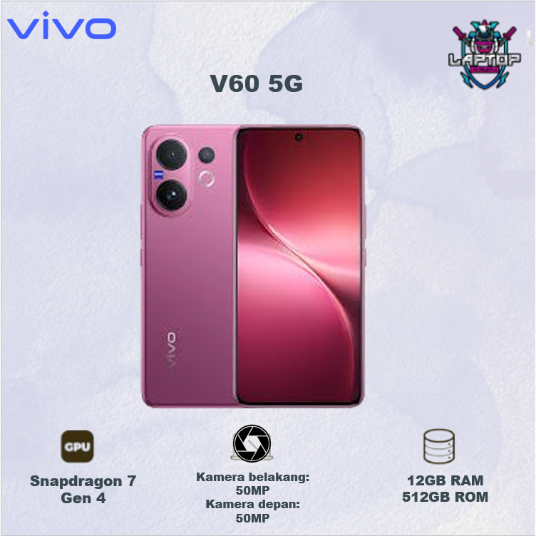 HANDPHONE VIVO V60 5G 12GB 512GB GARANSI RESMI