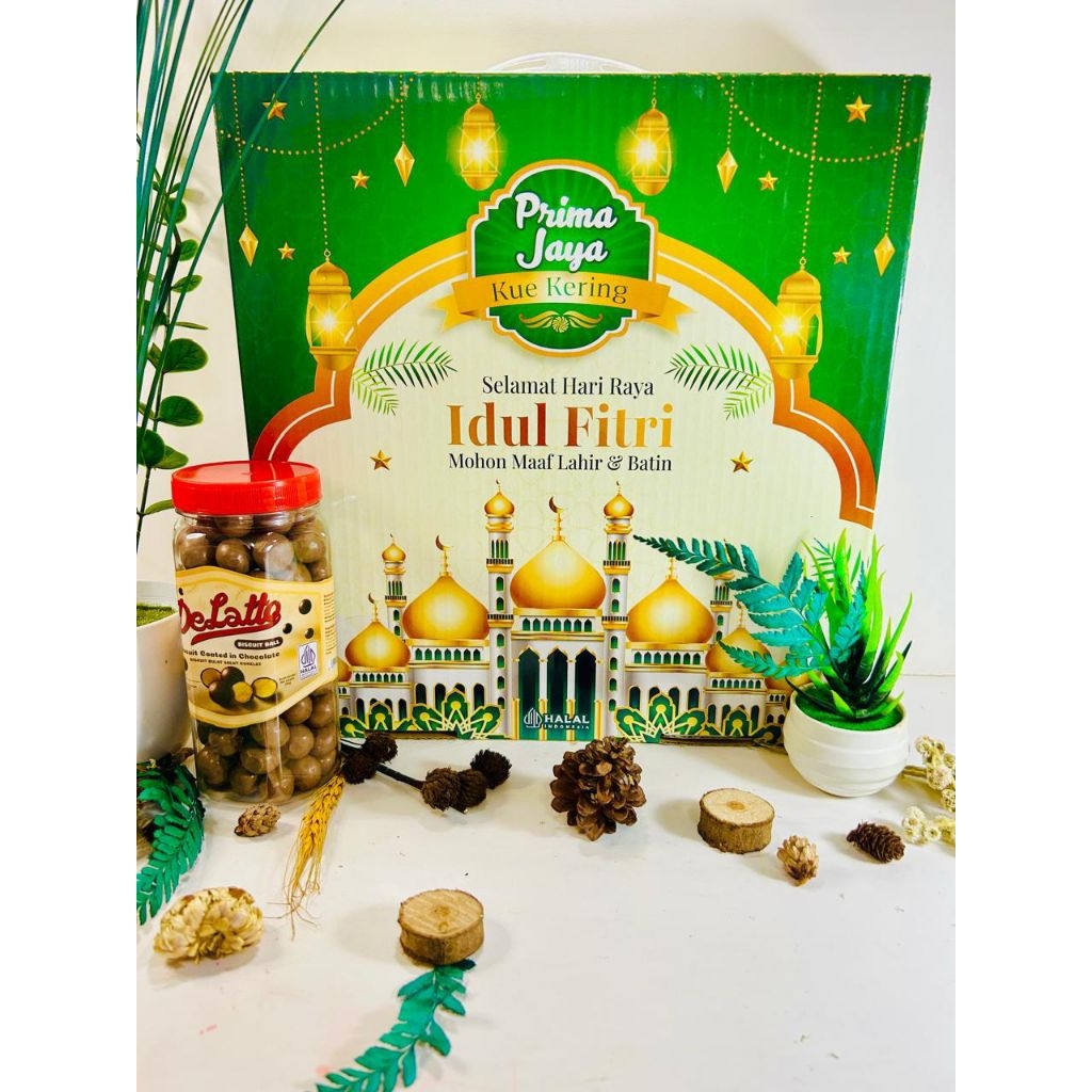 PAKETAN KUE KERING LEBARAN PAKET HEMAT KUE KERING LEBARAN IDUL FITRI ISI 6 TOPLES GRATIS COKLAT DELA