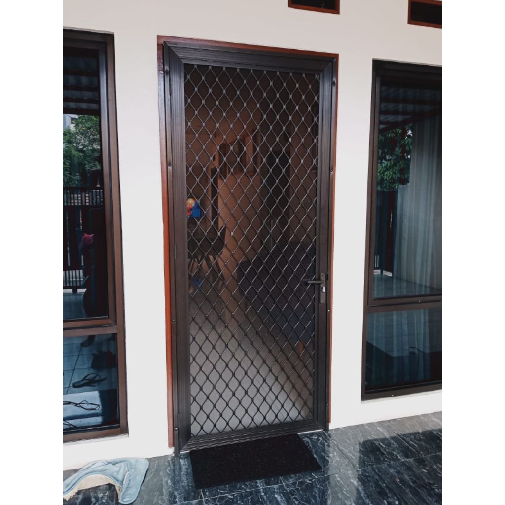 pintu kasa nyamuk/ pintu expanda aluminium