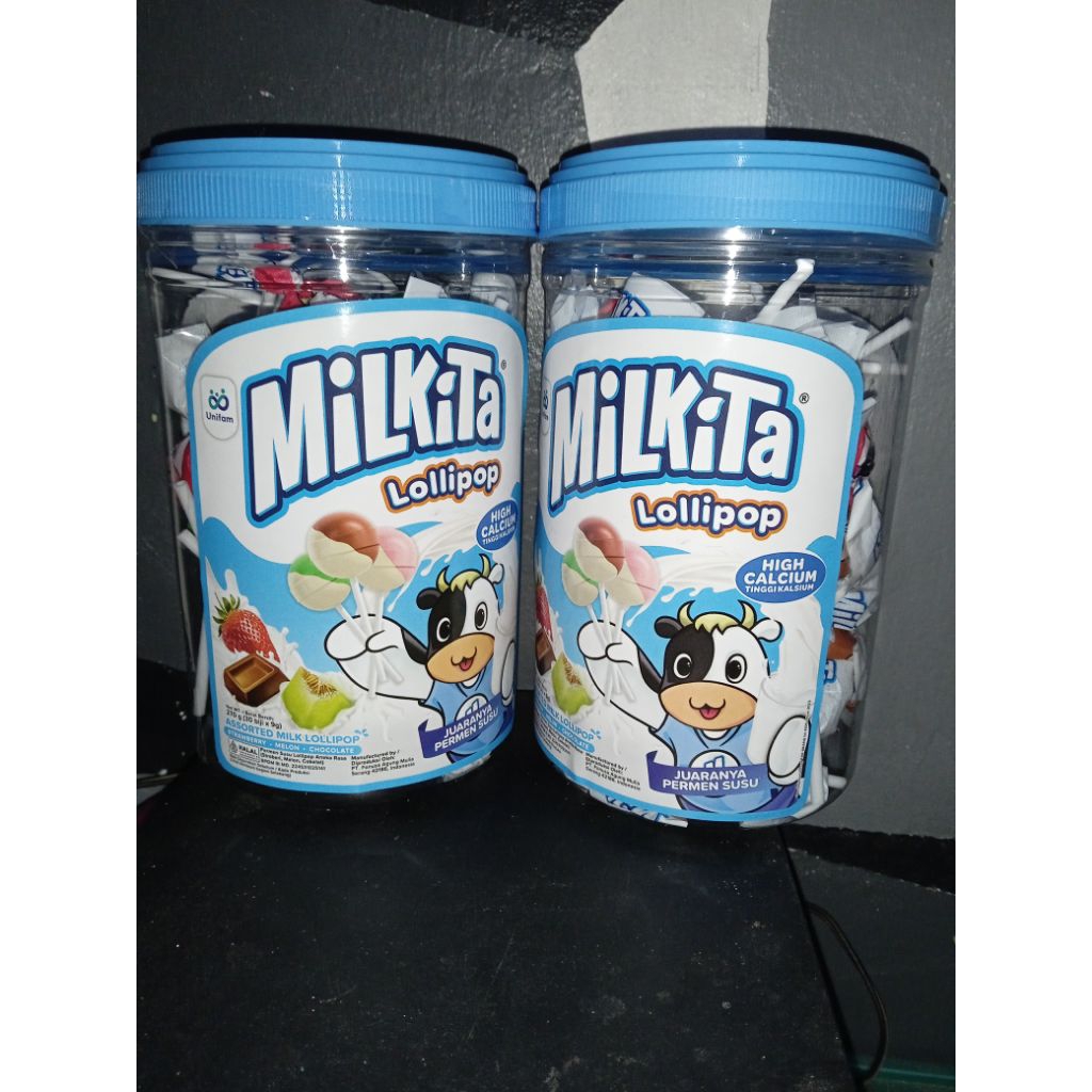 permen milkita toples isi 30