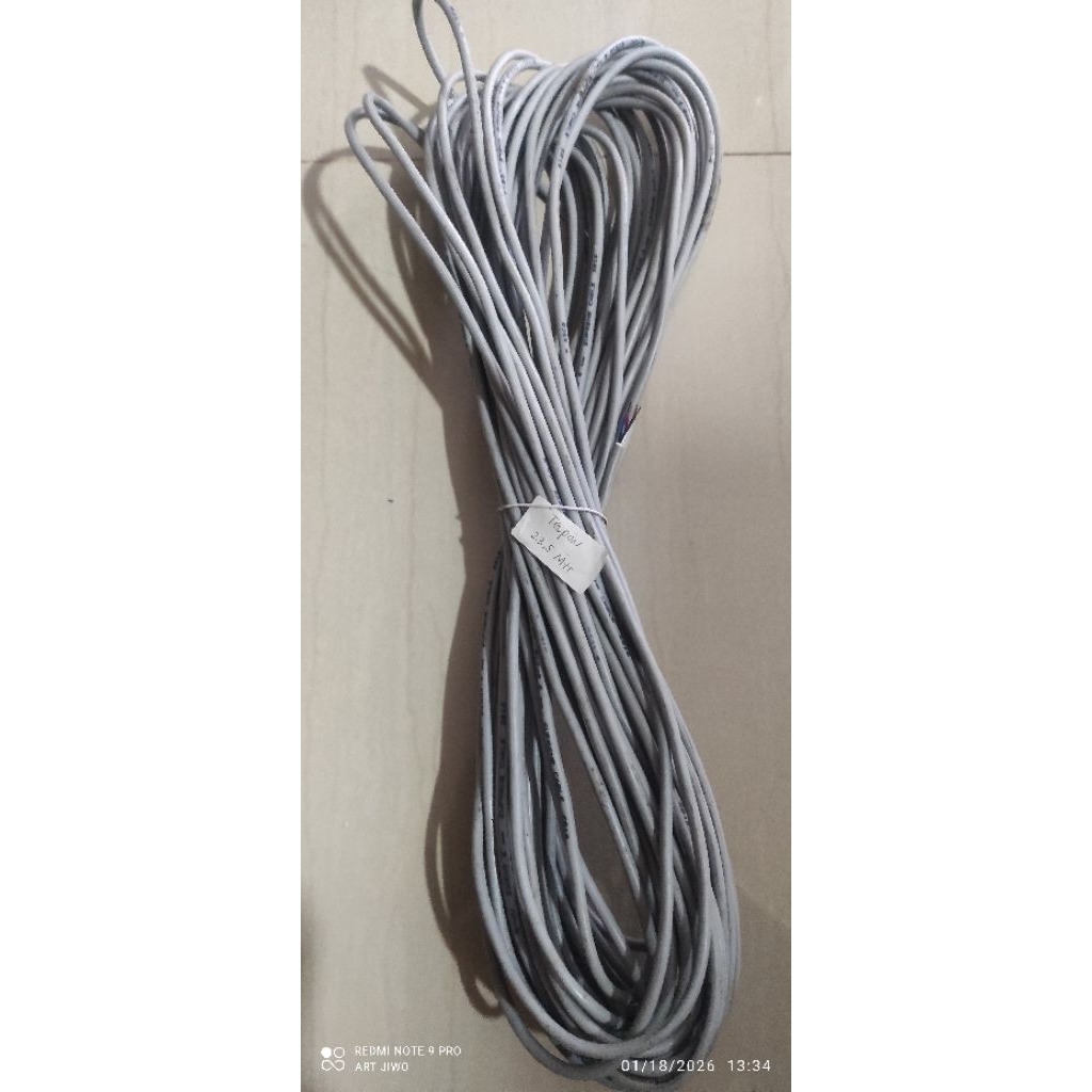 Kabel Telpon Supreme 23,5mtr Isi 4 (bekas)