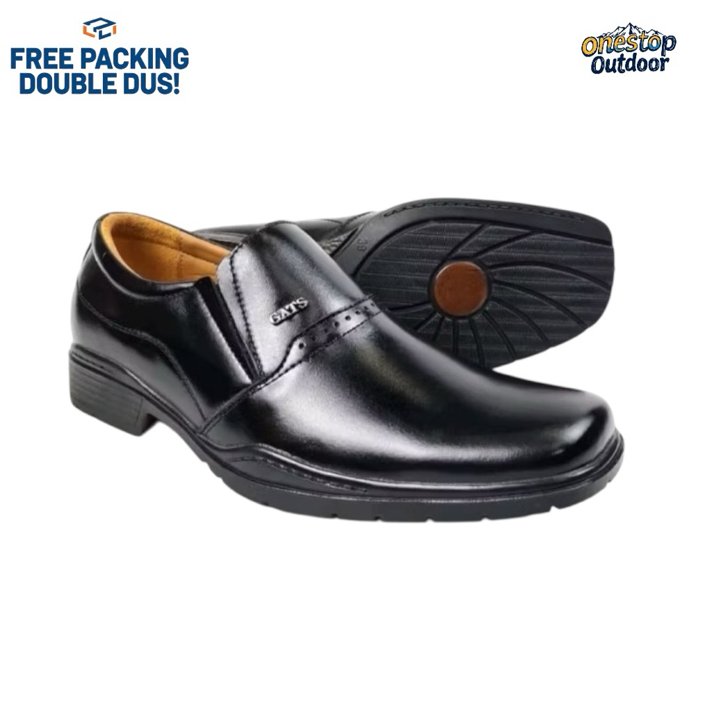 Sepatu Kulit GATS NH 2002 Original - Sepatu Pantofel Pria Kulit Asli Gats NH 2002