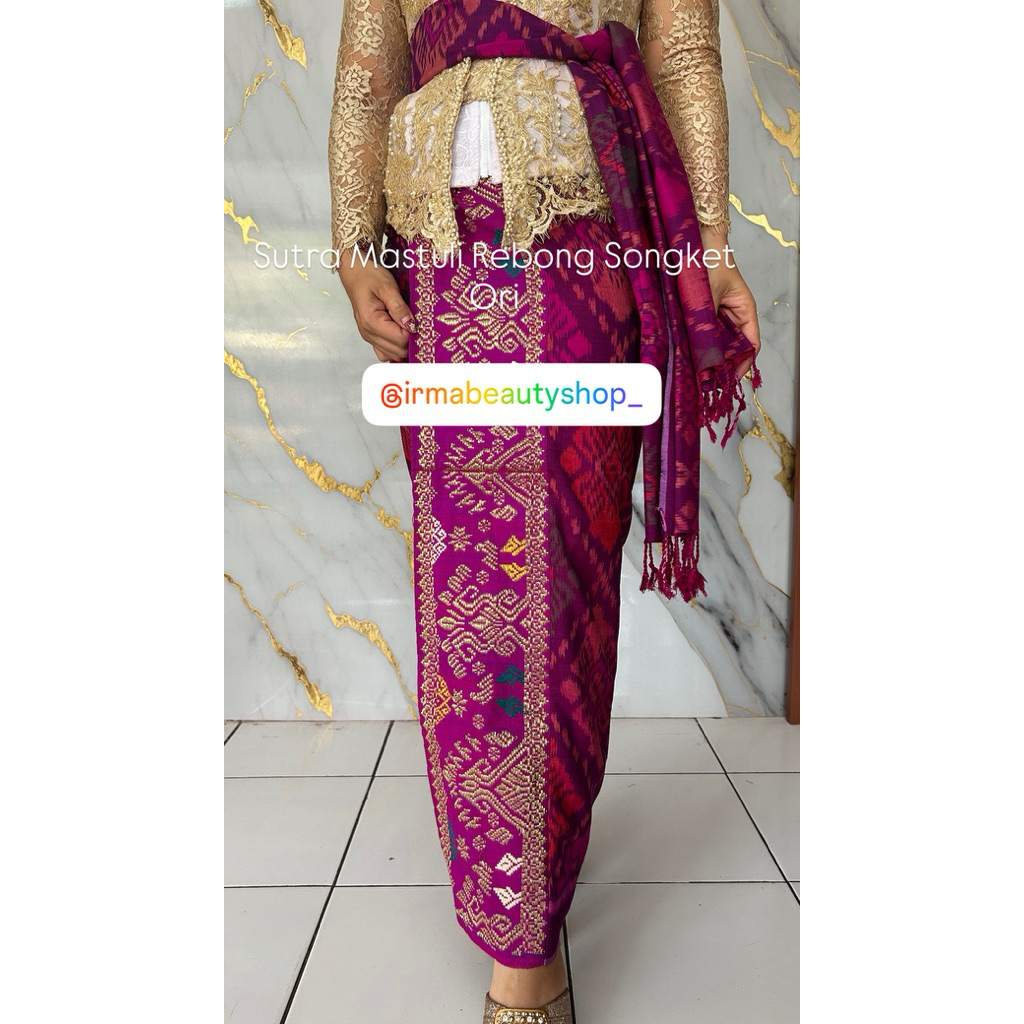 Ready Sutra Mastuli Rebong songket ori
