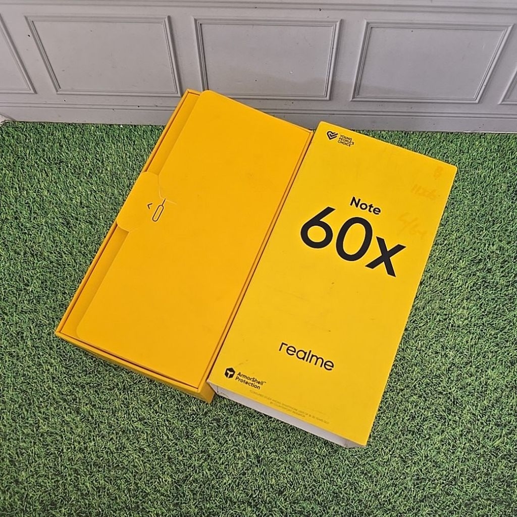 Kardus ori HP realme note 60x 4/64(bekas)