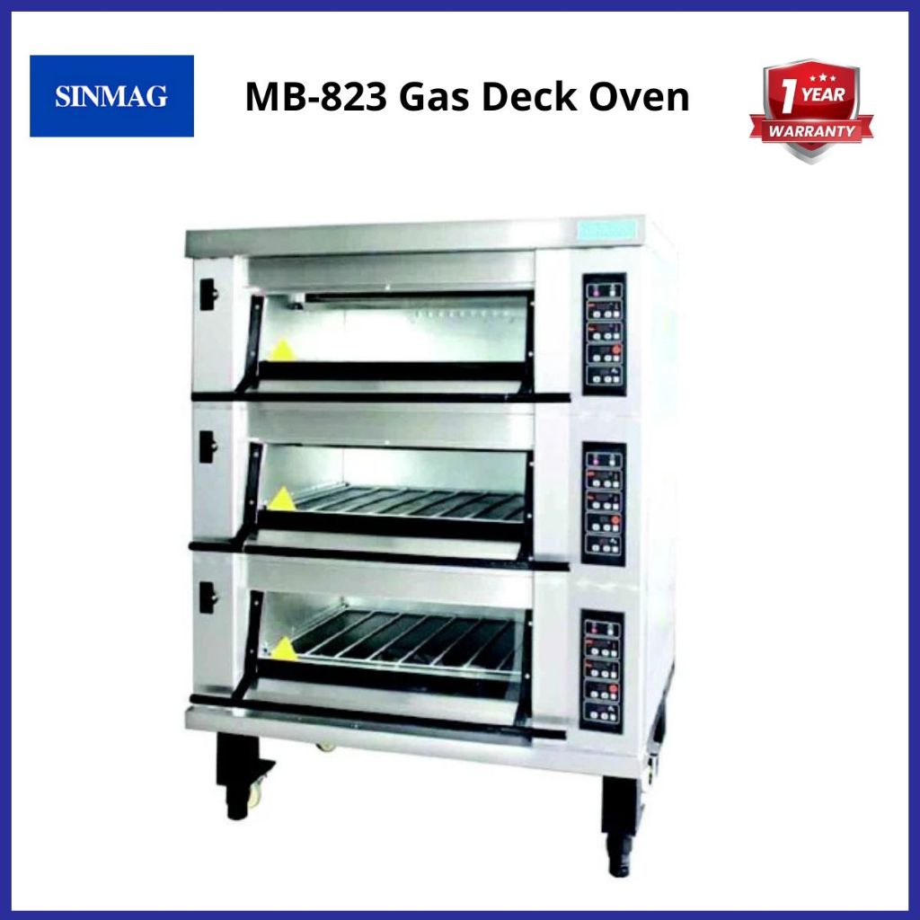 MB-823 Gas Deck Oven Merk SINMAG - (Down Payment)