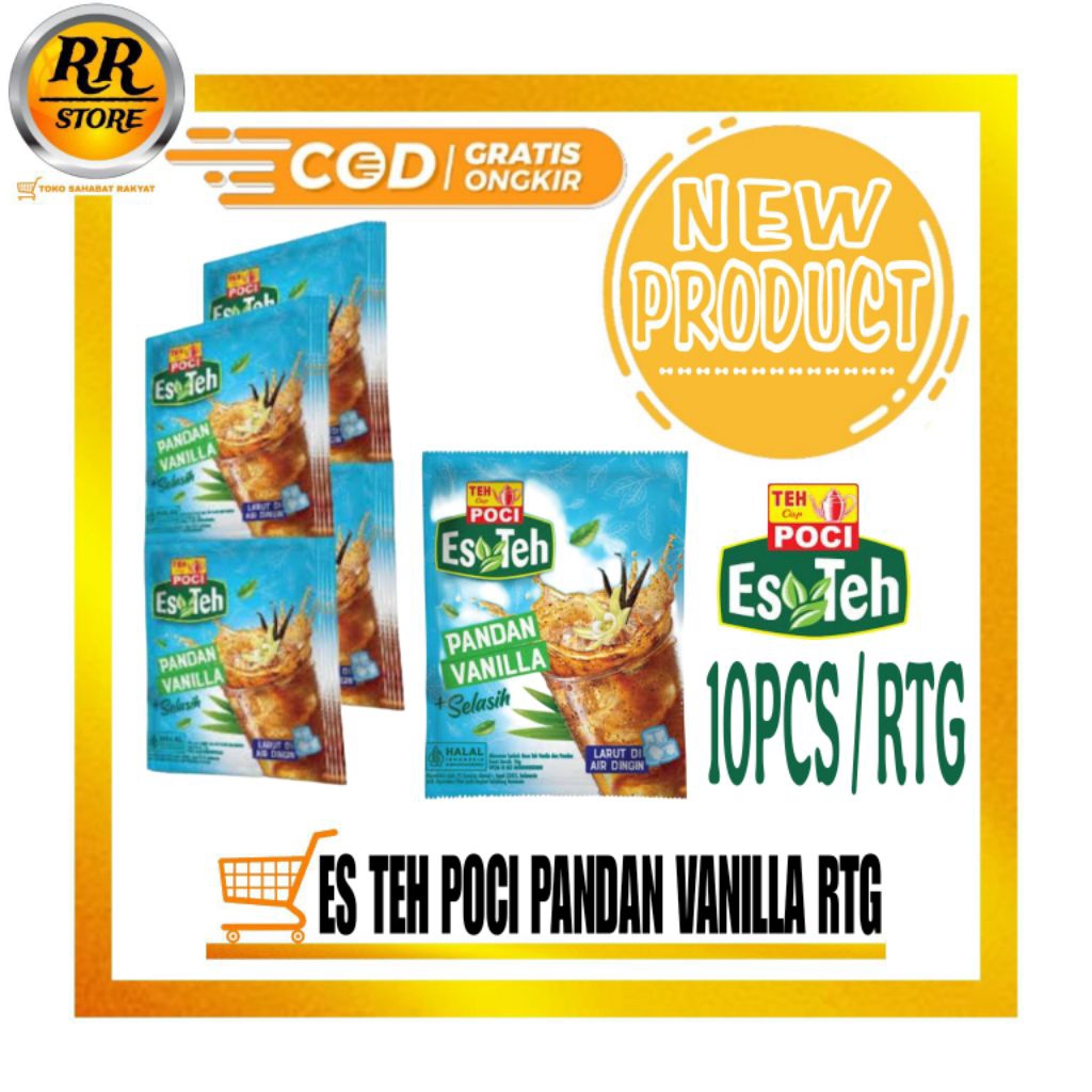 Es Teh Poci Pandan Vanilla RTG (Isi 10)
