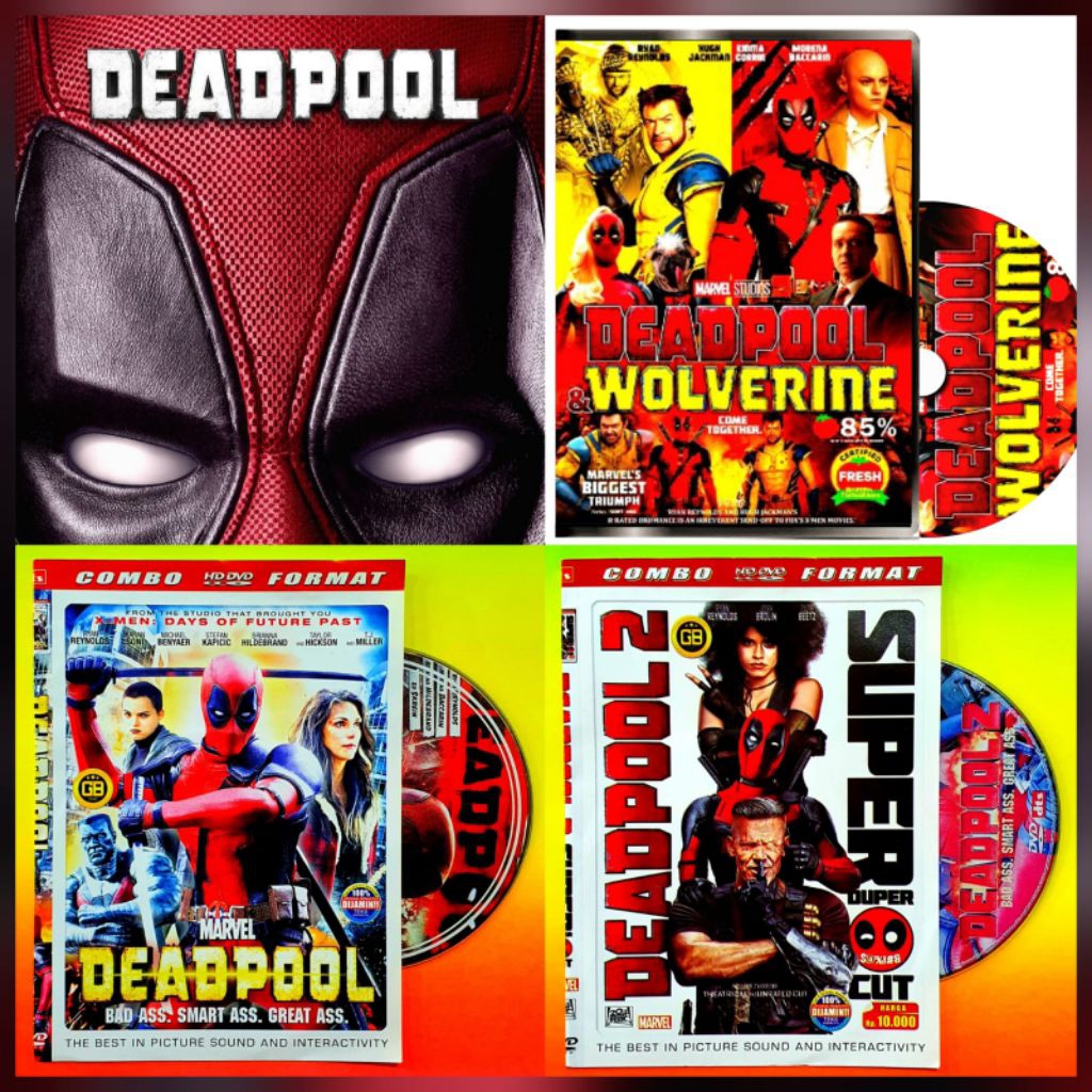 KASET DVD DEADPOOL LENGKAP FULL BOX