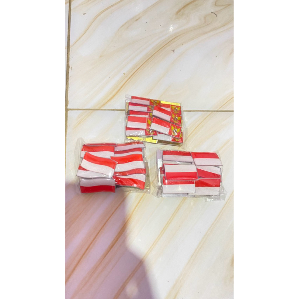 GROSIR PIN BENDERA MERAH PUTIH - BROS MERAH PUTIH