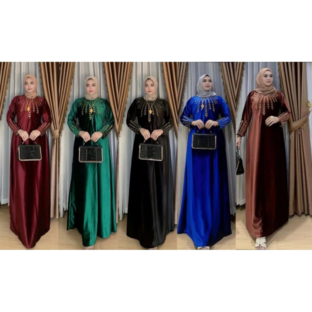 NEW ORI GAMIS DASTER bludru bordir CK