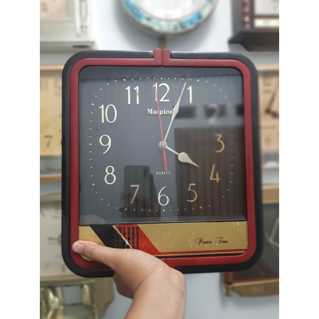Jam dinding melody jadul merk Maspion