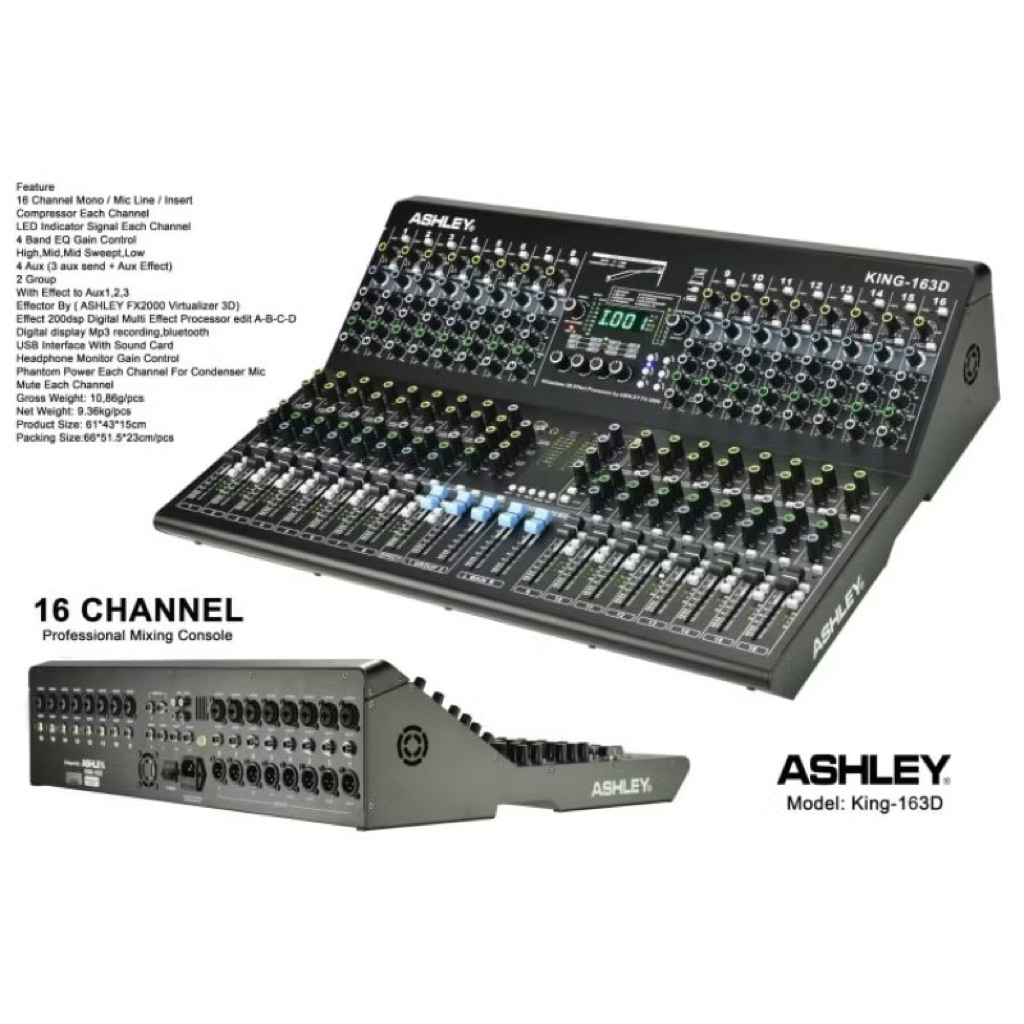 MIXER ASHLEY KING - 163D 16CH ORIGINAL