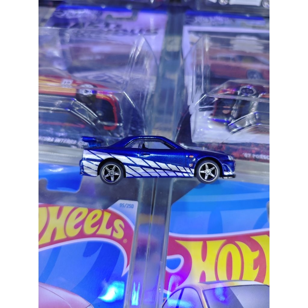 Hotwheels Nissan Skyline GT-R BNR 34 R34 Custom NFT Fast and Furious