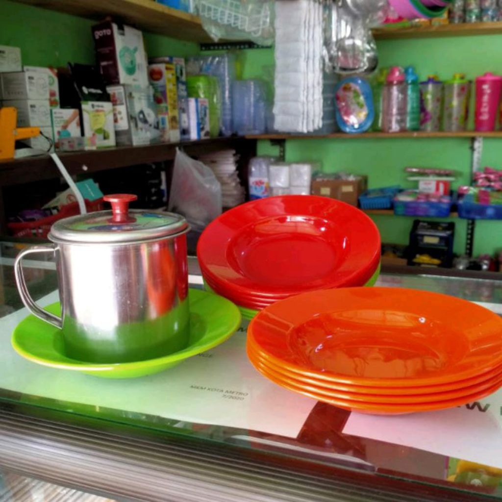 SAS Piring Kristina Piring Melamin Lepek Kecil Melamin