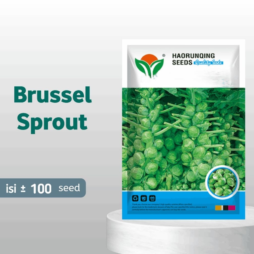 Benih kubis Mini Brussel Sprout kemasan original
