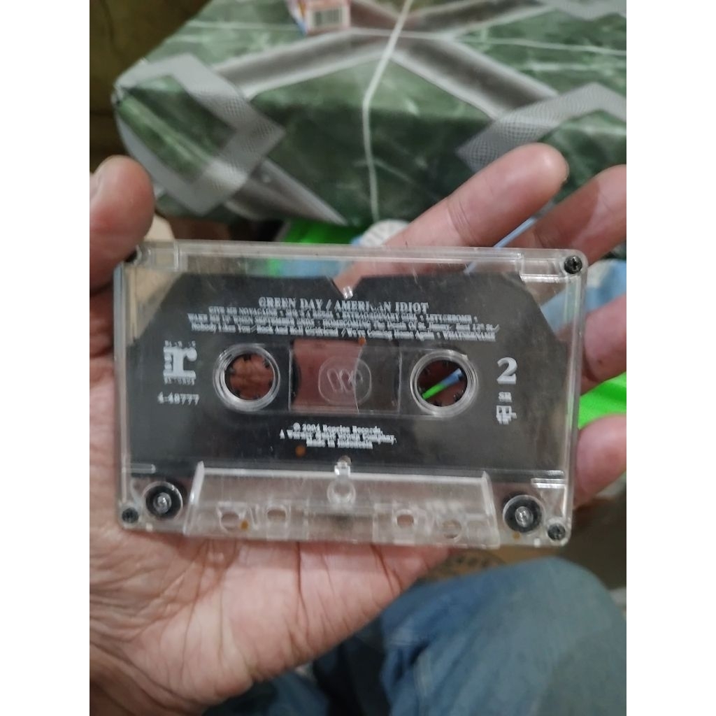 Kaset Greenday American ( hanya kaset saja)