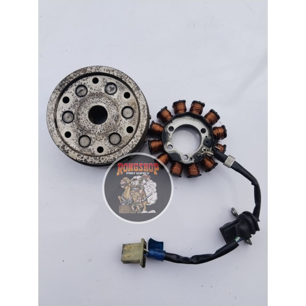 PENGAPIAN SPUL MAGNET SUPRA 125 FI K41 SUPRA 125 HELM IN FI KYZ ORIGINAL