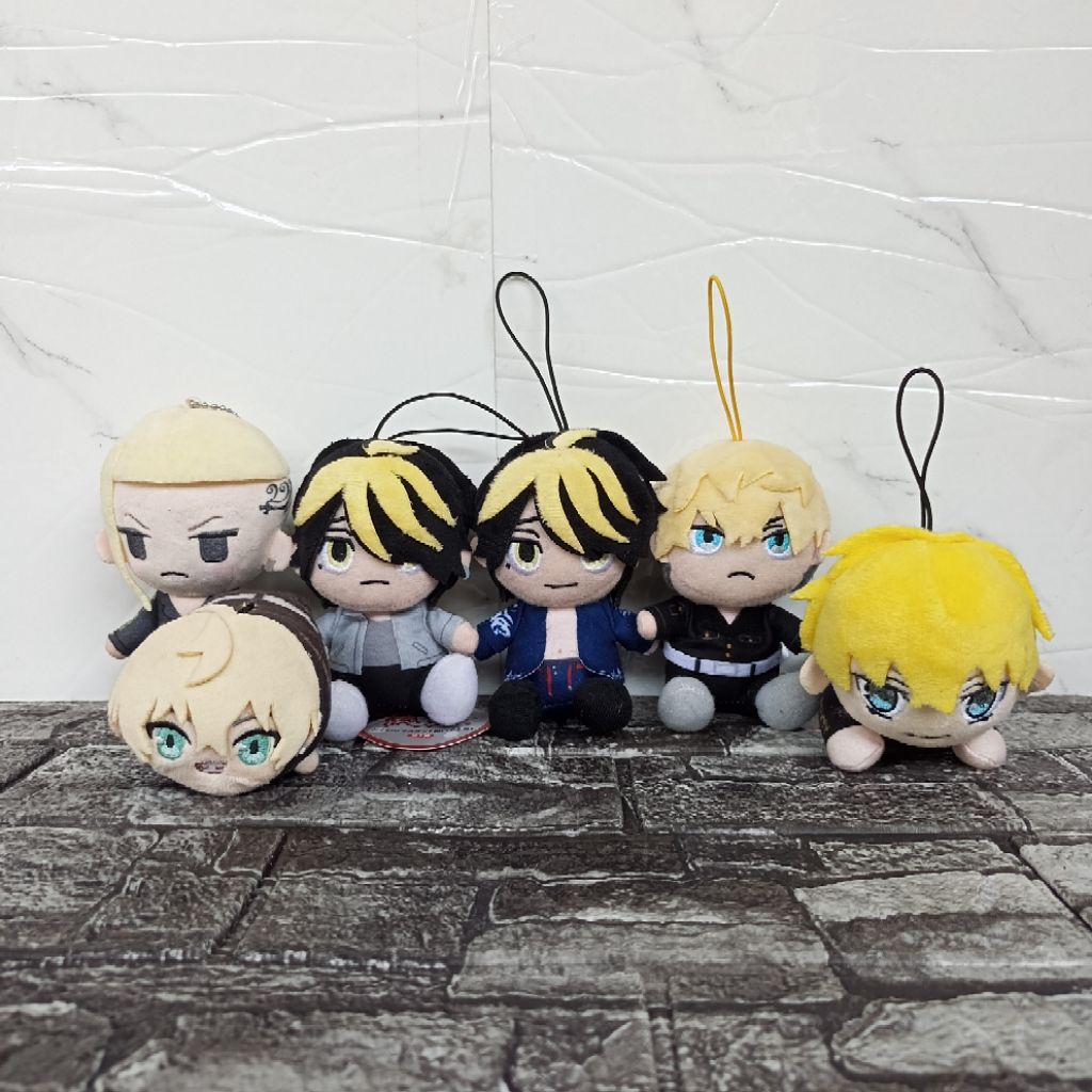 BONEKA TOKYO REVENGERS MATSUNO CHIFUYU / KAZUTORA HANEMIYA / KEN RYUGUJI DRAKEN / SANO MANJIRO MIKEY