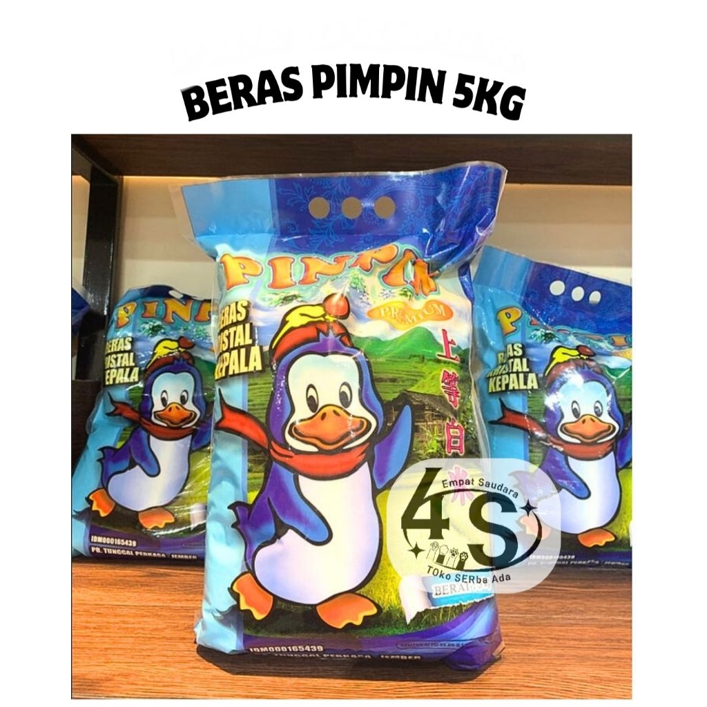 3pcs Beras Pinpin 5kg / 3pcs x 5kg Beras Pinpin / Beras Pinpin Kristal Premium / Beras Putih / Beras