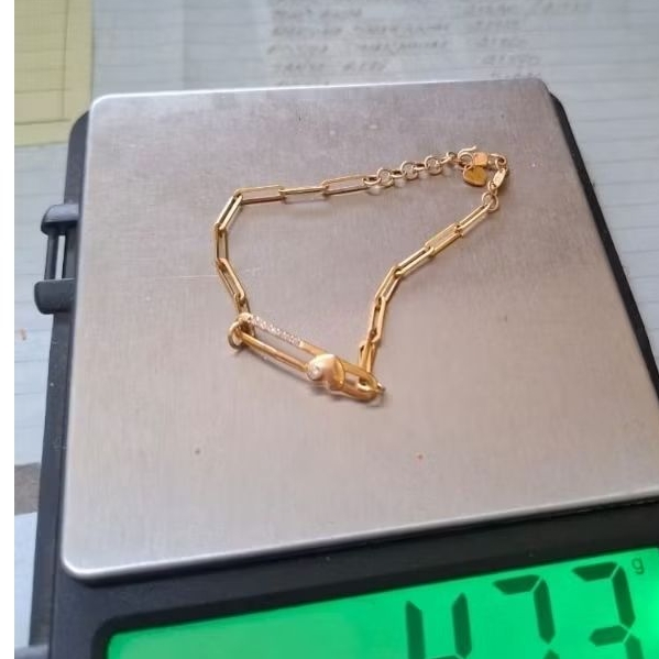 gelang tangan - desain cantik - emas 22k - harga termurah - kadar 700 - ready stok