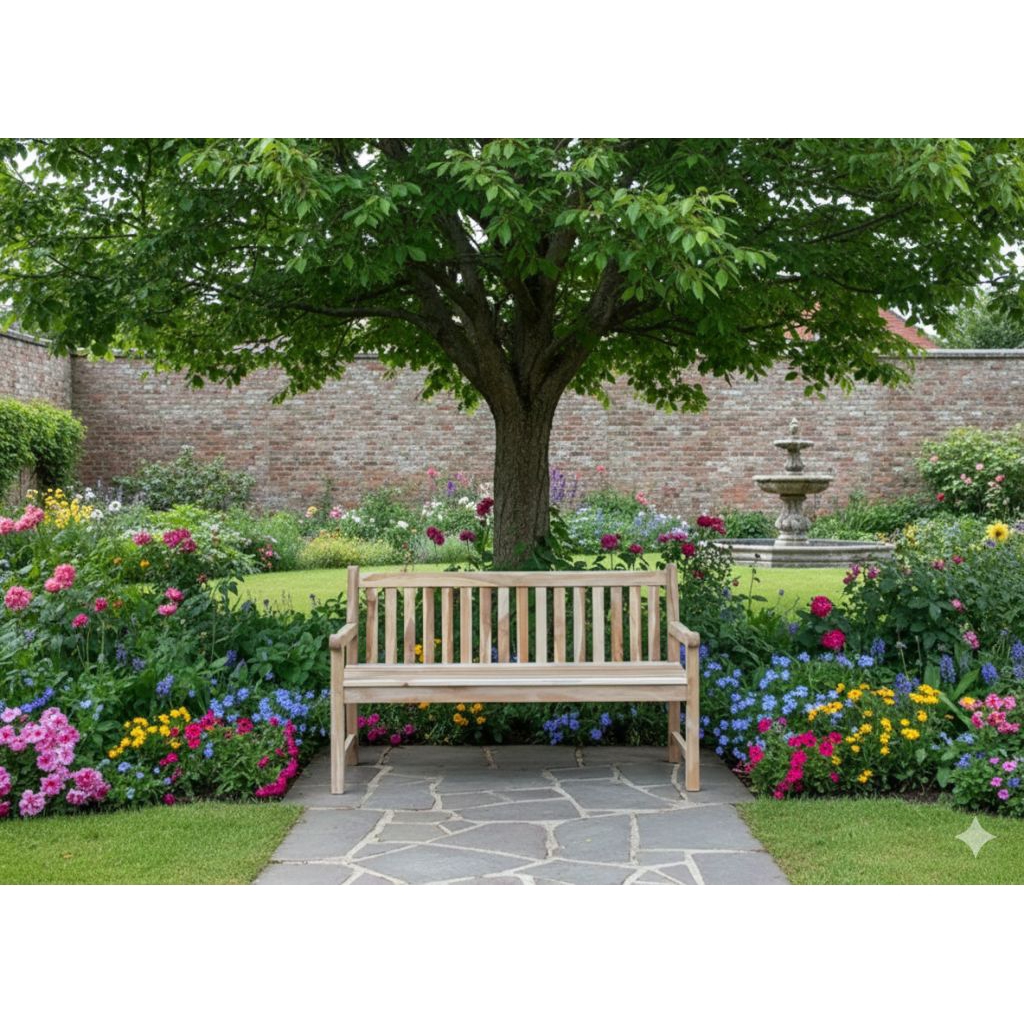 kursi taman kayu jati