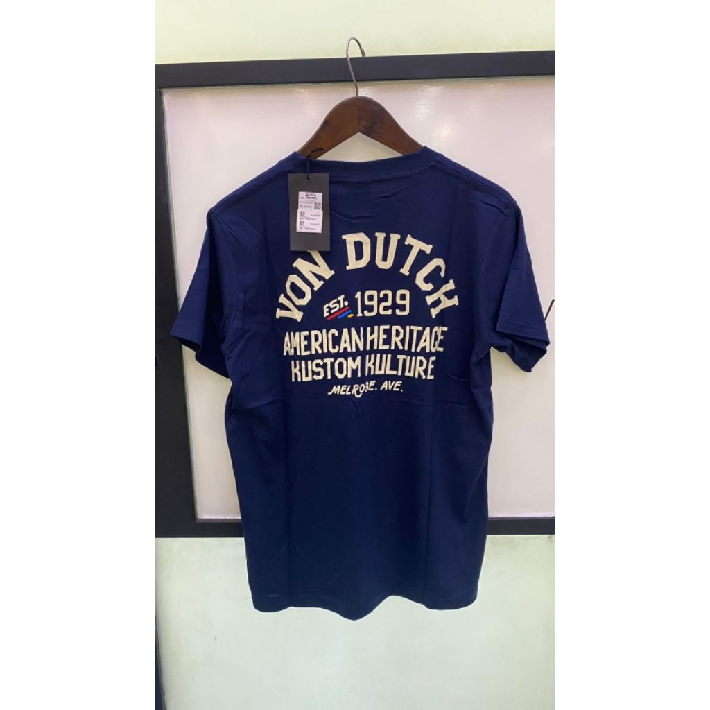 VON DUTCH 1699 TSHIRT NAVY BLUE