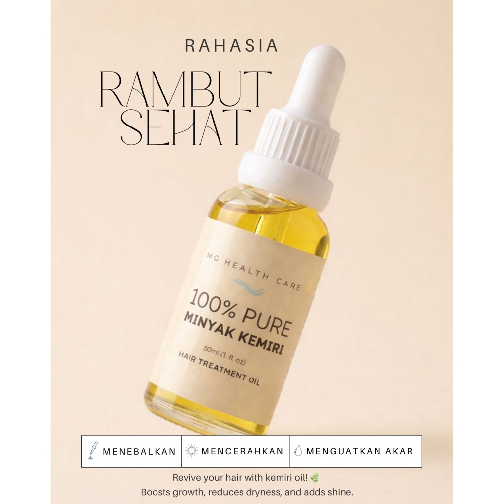 MINYAK KEMIRI ASLI (100% PURE MINYAK KEMIRI)