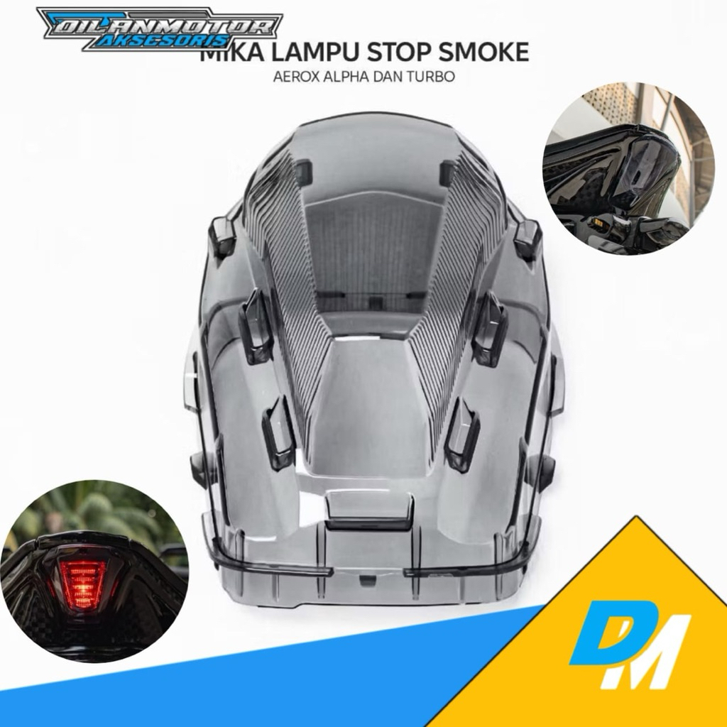 Mika Lampu Stop Aerox Alpha aerox turbo mika lampu belakang aerox new alpha/turbo original NEMO Moto