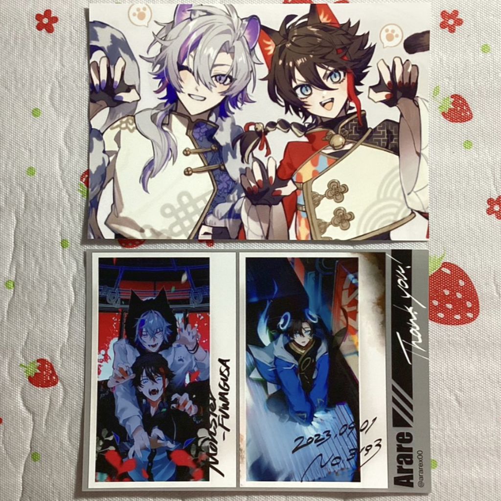 Nijisanji Fuwa Minato & Saegusa Akina Artprint Neppuri